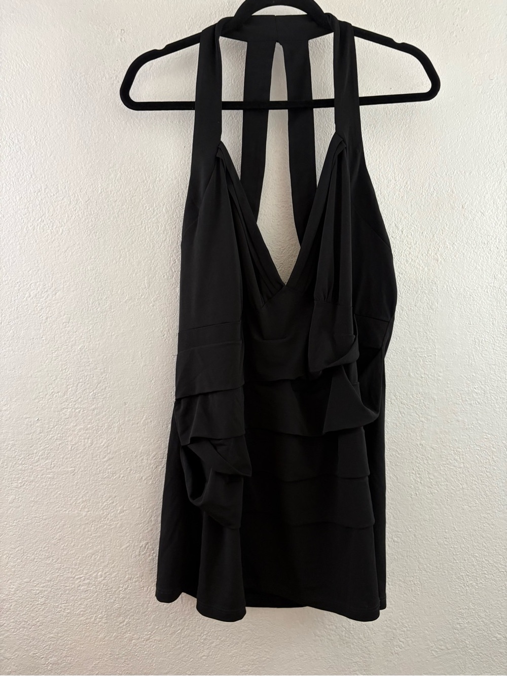 Torrid black tiered halter top size 3XL
